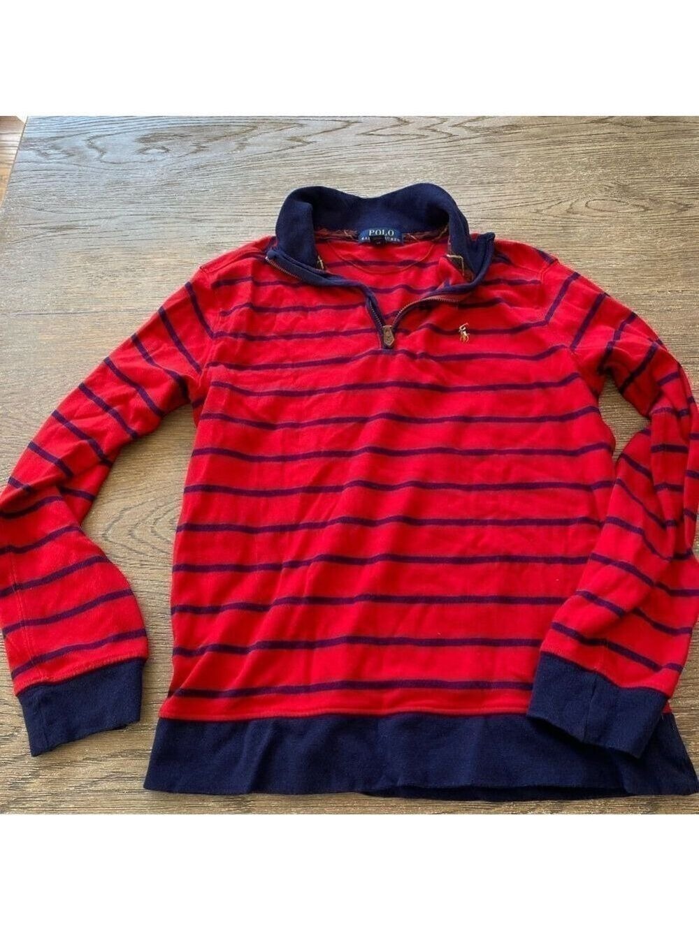 Polo by Ralph Lauren. Quarter zip. Size large. Boys. Excellent condition